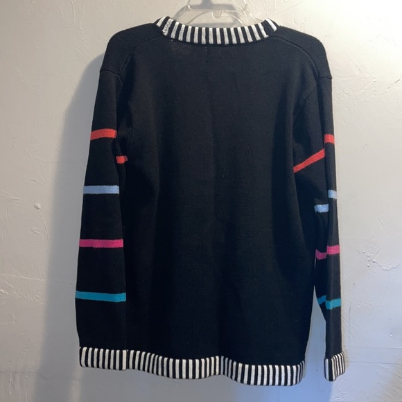 Grandma core Storybook Knits Floral Cardigan Sweater Size Medium Vintage - Picture 7 of 7